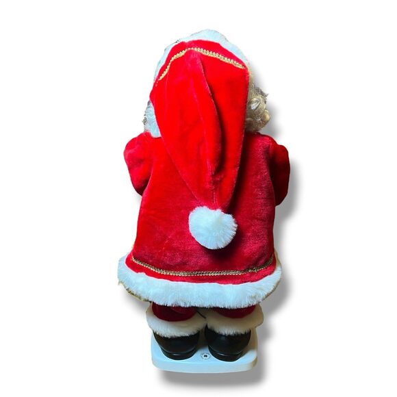 Santas Best Holiday Animation Santa Claus AA African American Motionette NO PLUG - Picture 8 of 11